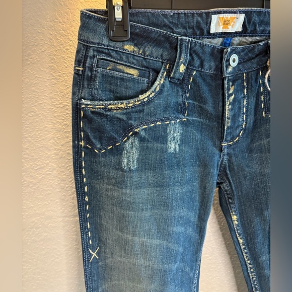Antik Denim Fawcett 5 Pocket Low Rise Flare Jeans/ NWT/ Size 28 - Picture 6 of 11